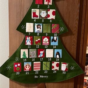 Pottery Barn Kids Festive Green Advent Calendar